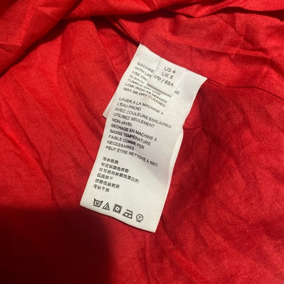 Anthropologie Red Sleeveless Sweetheart Sundress - Picture 10 of 10